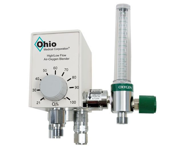 Respiratory gas blender / O2 / air 0026 Ohio Medical