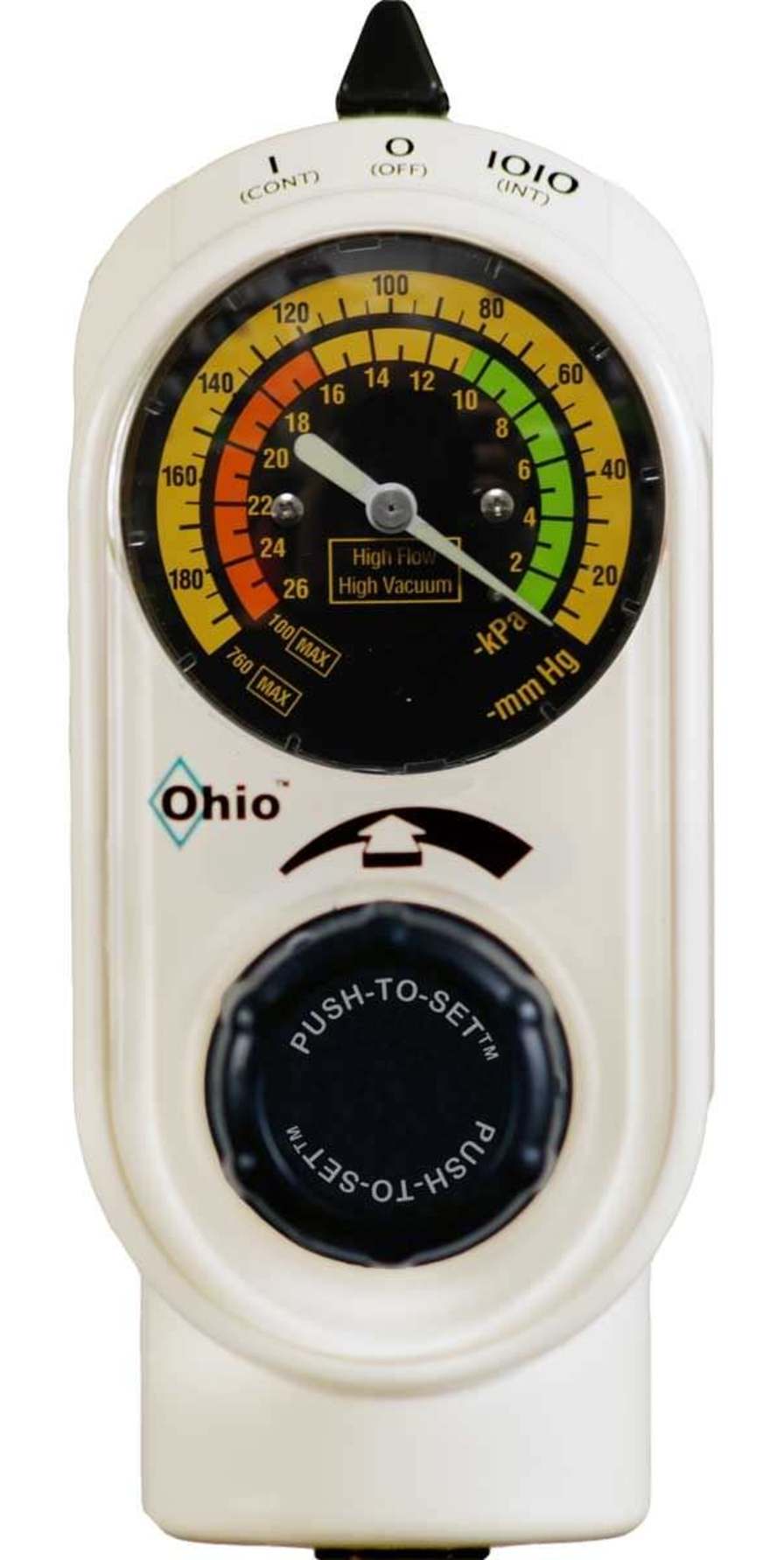 Vacuum regulator / plug-in type PUSH-TO-SET™ (ISO/CE) Ohio Medical