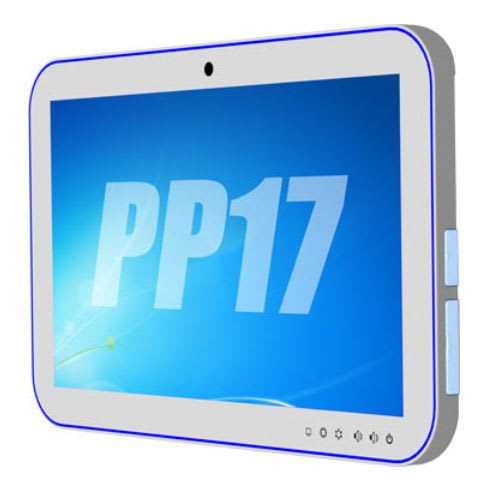 Waterproof medical panel PC / antibacterial / fanless / with touchscreen 17.3" | PPC17 RDP Health