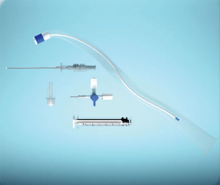 Pleural puncture needle PLEUROCATH® Guibout PRODIMED - PLASTIMED