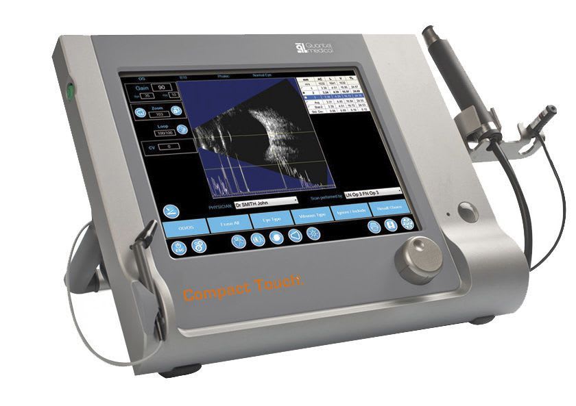 Ophthalmology ultrasound (ophthalmic examination) / ophthalmic biometer / pachymeter / ultrasound biometry COMPACT TOUCH Quantel Medical