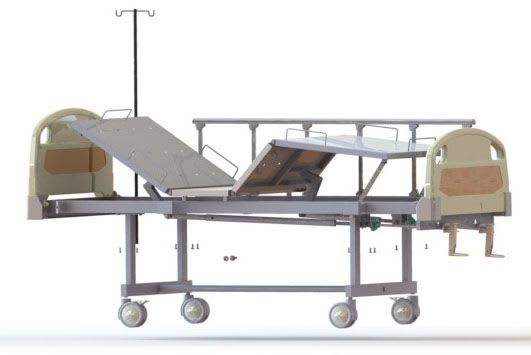 Mechanical bed / height-adjustable / on casters / 4 sections Dream M2 BKR PT. FYROM INTERNATIONAL