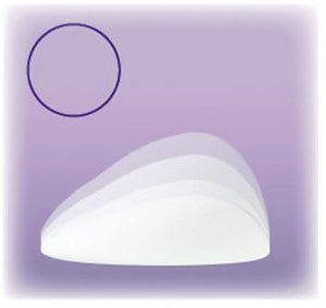 Breast cosmetic implant / anatomical / silicone Replicon® Polytech Health & Aesthetics