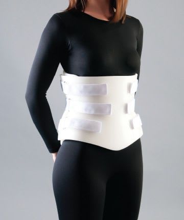 Lumbosacral (LSO) support corset Custom Bivalve Anterior Optec USA