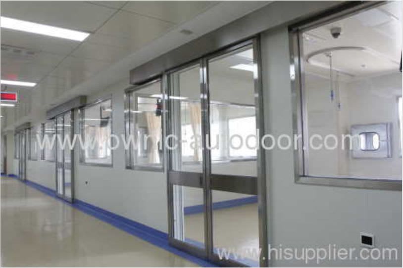 Hospital door / sliding / automatic / stainless steel QTDM OWNIC