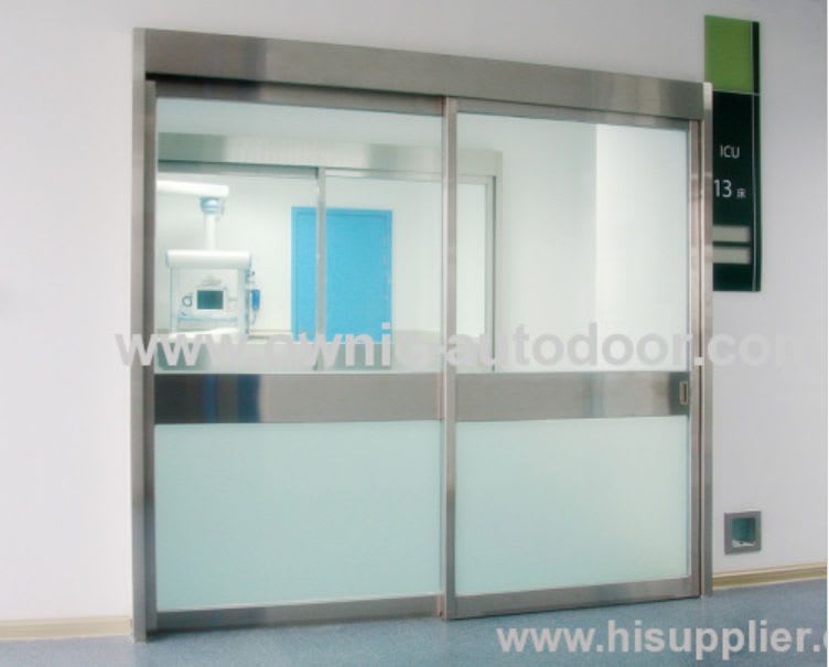 Hospital door / sliding / automatic / glass QTDM OWNIC