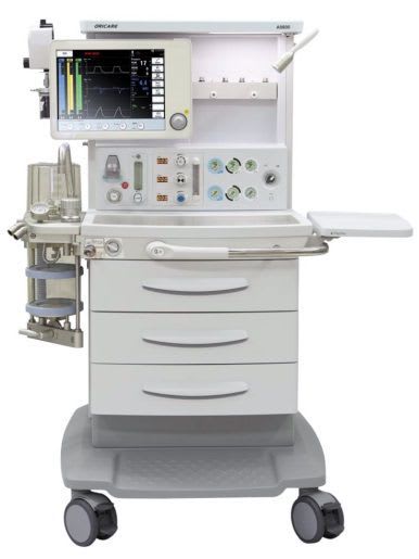 Anesthesia workstation with electronic gas mixer A9800 Oricare