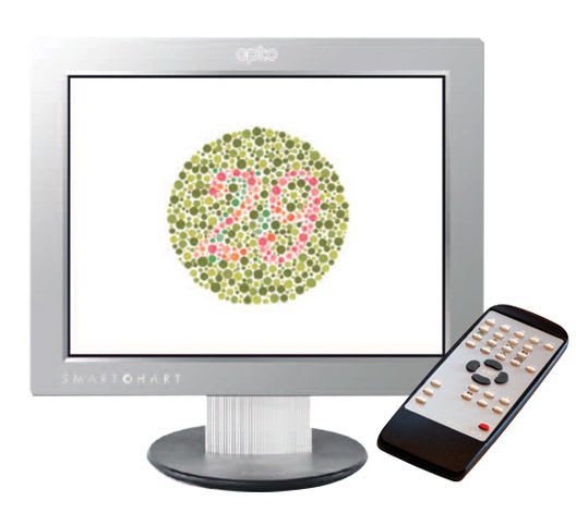Ophthalmic test chart monitor / remote-controlled OptosChart™ Pro Optos