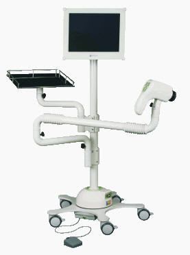 Video colposcope / mobile / with video monitor VC 102 IV Optopol Technology