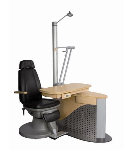 Ophthalmic workstation / with chair / 1-station IRIS Optopol Technology