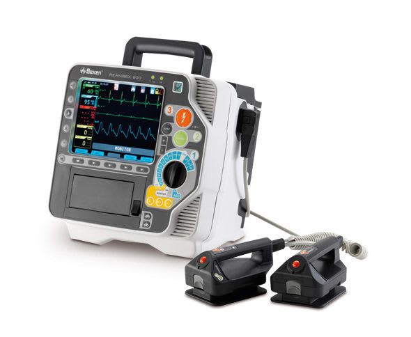 Semi-automatic external defibrillator / compact multi-parameter monitor 360 J | REANIBEX 800 OSATU,S.coop.