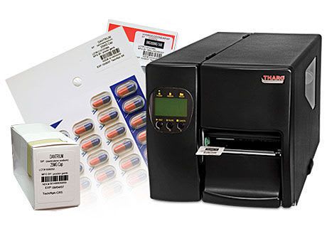 Thermal transfer printer / label License Plate MTS Medication Technologies