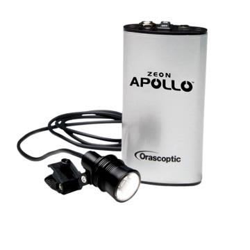 Binocular loupe headlight / LED / portable / with rechargeable battery Apollo™ Orascoptic