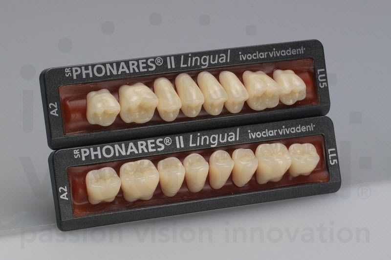 Nanocomposite dental prosthesis SR Phonares II Lingual Ivoclar Vivadent