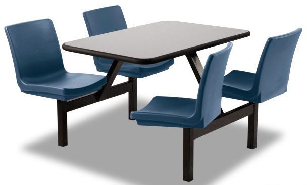 Dining table / with attached chair Oasis™ Norix