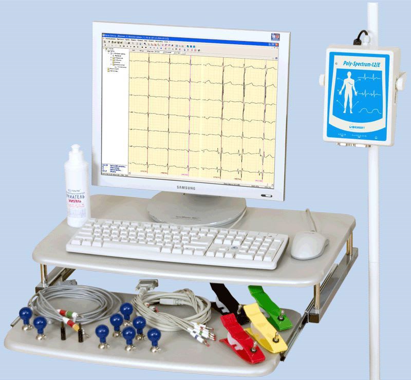 Digital electrocardiograph / computer-based / 15-channel Poly-Spectrum-12/E Neurosoft
