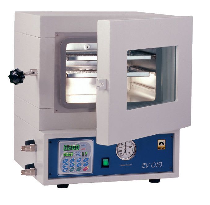 Vacuum laboratory drying oven 70 °C ... 200 °C, 15 L | EV 018 Nüve