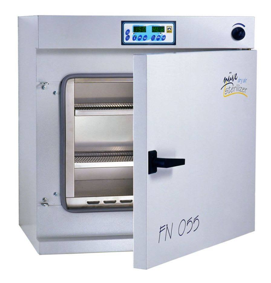 Hot air laboratory drying oven / natural convection / with sterilizer 5 °C ... 250 °C, 32 - 120 L | FN 032, FN 055, FN 120 Nüve