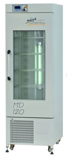 Laboratory refrigerator / pharmacy / cabinet / 1-door 0 ... +10 °C, 200 - 1090 L | MD 72, MD 120, MD 294, MD 504 Nüve