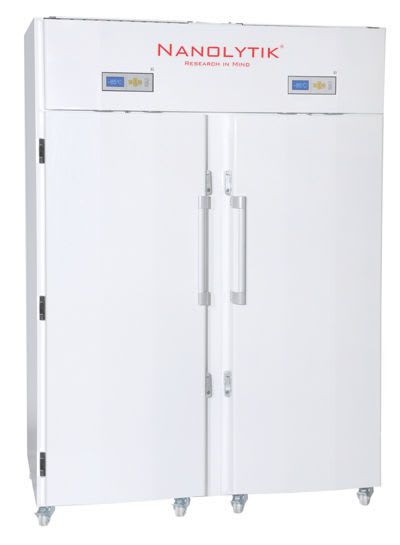 Laboratory refrigerator / cabinet / 2-door 1 - 10 °C, 1240 L | Nanolytik® NanoFreeze Refrigerator V5 Nanolytik