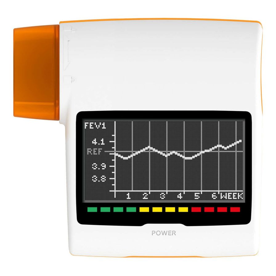 Hand-held spirometer / with pulse oximeter / wireless 16L/s, 0 - 99 %, 20 - 254 bpm | Spirotel ® MIR - Medical International Research