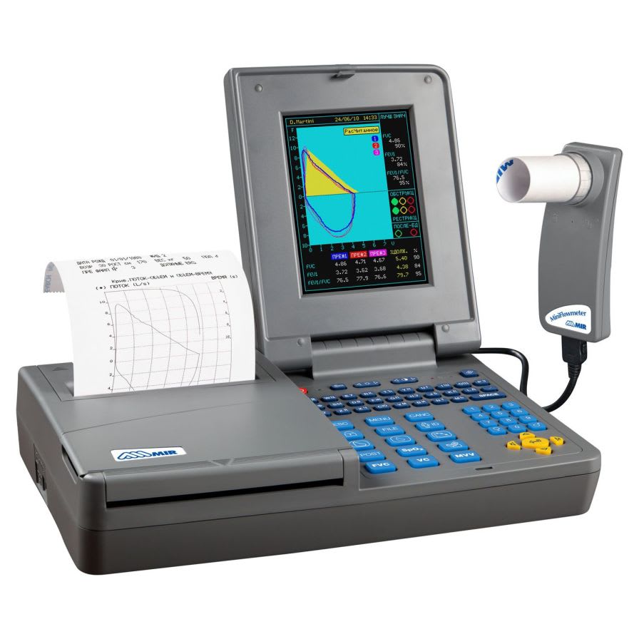 Spiromètre portable - Spirolab® - MIR - Medical International Research - de  table / USB / avec écran tactile