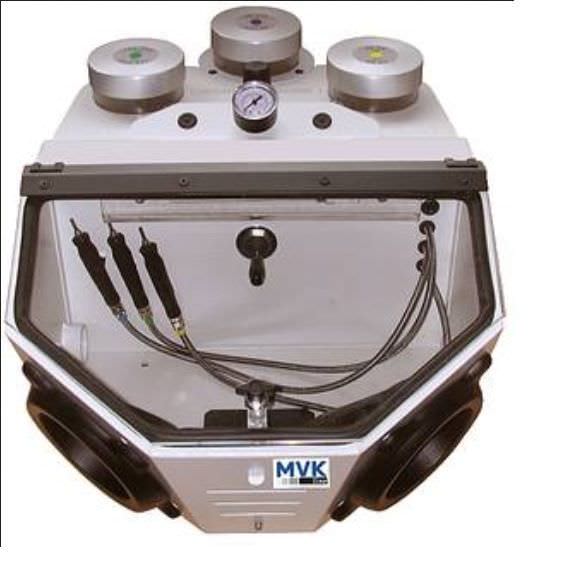 2 tanks dental sandblaster SG-3 MVK-line