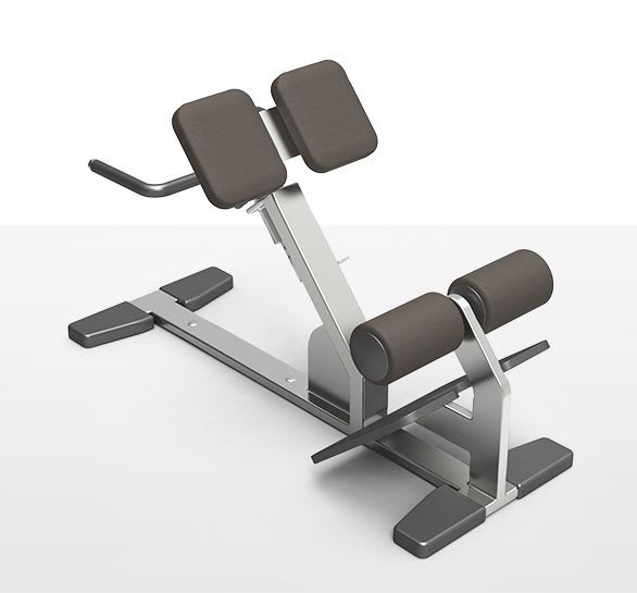 (weight training) / lumbar extension bench / traditional milcanic milon industries