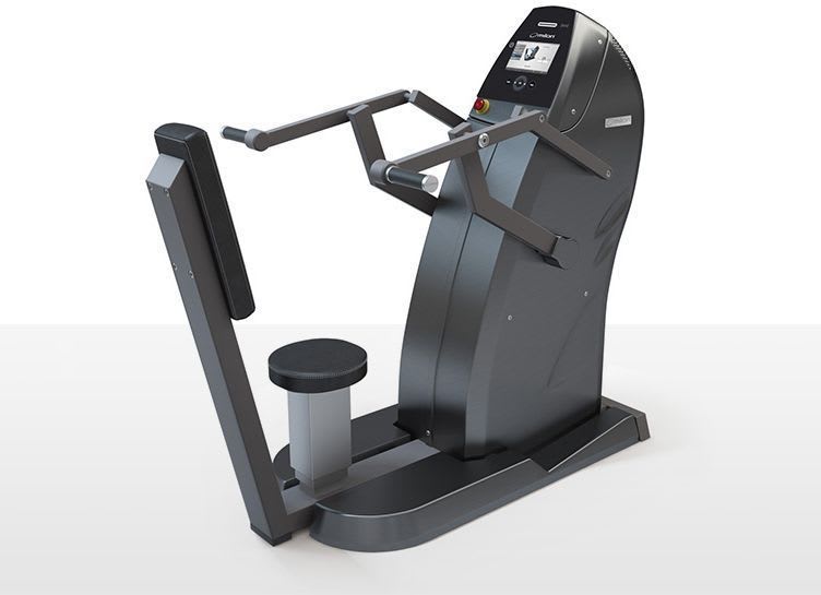 Weight training station (weight training) / chest press / traditional miltronic milon industries