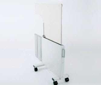 X-ray radiation protective shield / mobile / with window WD304 MAVIG