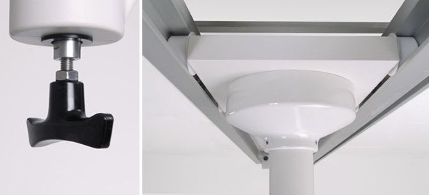 Medical monitor support arm / ceiling-mounted Portegra2 MAVIG