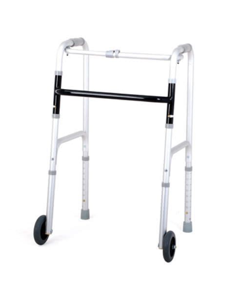 Height-adjustable walker / with 2 casters W114-4 Merits Health Products