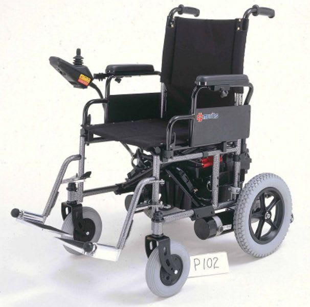 Electric wheelchair / folding / interior / exterior P102 Merits Health Products