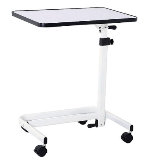 Reclining overbed table / on casters / height-adjustable T112-1 Merits Health Products