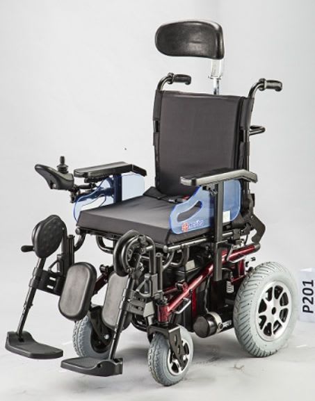 Electric wheelchair / with legrest / exterior P201+ Merits Health Products