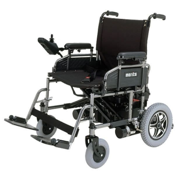 Electric wheelchair / folding / interior / bariatric P183 Merits Health Products