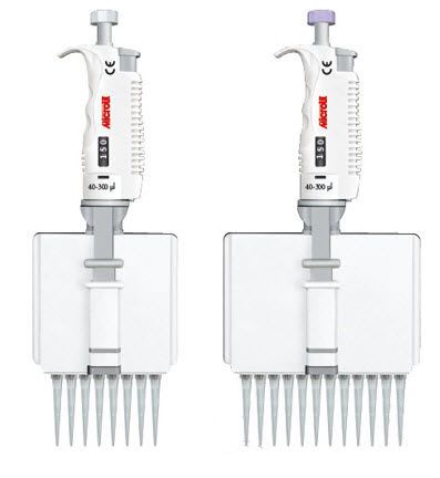 Mechanical micropipette / variable volume / with ejector / multichannel 0.5 - 300 µL MICROLIT