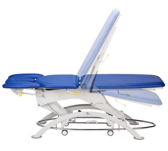 Electrical massage table / on casters / height-adjustable / 3 sections Capre F Lojer