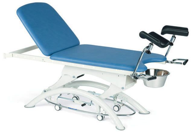 Gynecological examination table / electrical / on casters / height-adjustable Capre EG Lojer