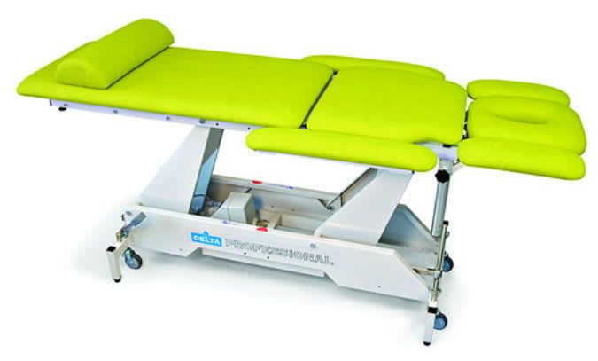 Electrical massage table / height-adjustable / on casters / 2 sections Delta Professional Lojer