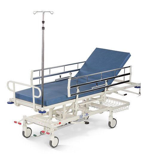 Transport stretcher trolley / height-adjustable / hydraulic / 2-section 4315 Lojer