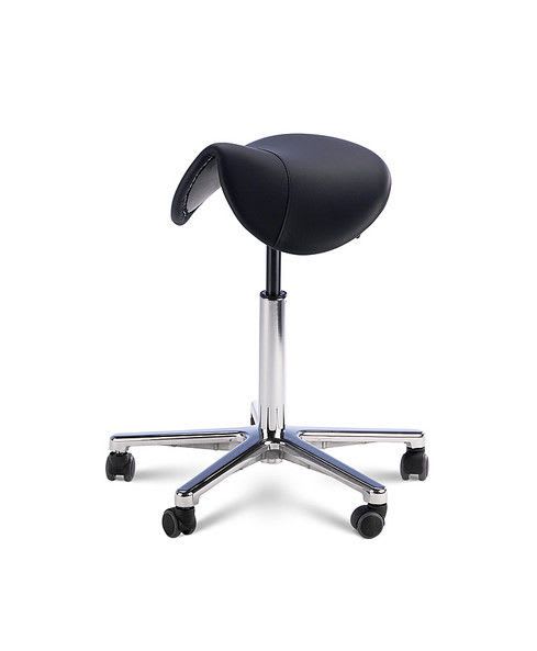 Medical stool / height-adjustable / saddle seat Lojer