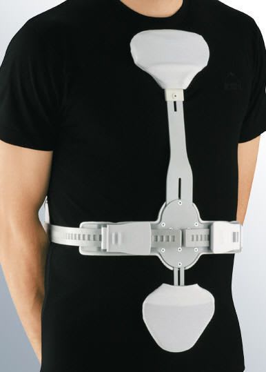 Posture corrective orthosis (orthopedic immobilization) / vertebral hyperextention / with 3-point base system medi 3 C® medi