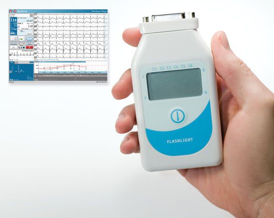 Digital electrocardiograph / wireless / computer-based / 12-channel FLASHLIGHT Sensor BT 12 Medset Medizintechnik