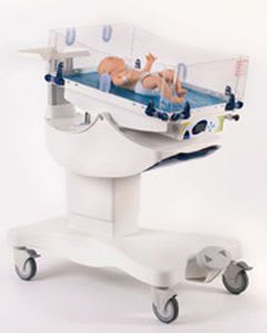 Height-adjustable hospital baby bassinet / warming / transparent Calibed 1090, 1091 Mediprema