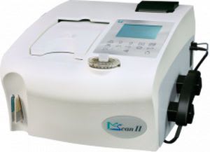 Semi-automatic biochemistry analyzer / compact M-SCAN II MELET SCHLOESING Laboratoires