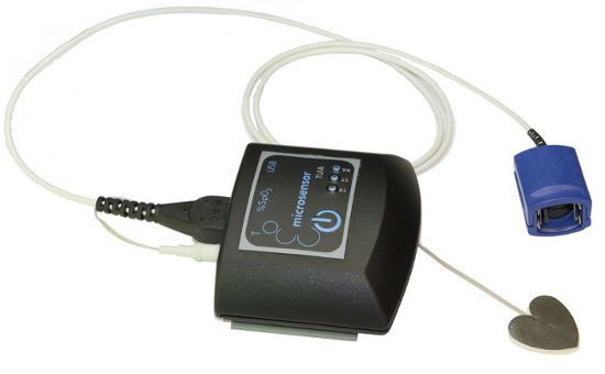 Pulse oximeter with separate sensor / handheld / wireless MS-OTIS Microsensor