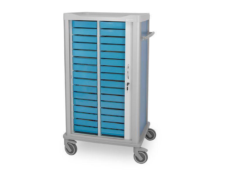 Medicine distribution trolley / 1-door / 25 to 34 container C-532 Lapastilla Soluciones Integrales SL