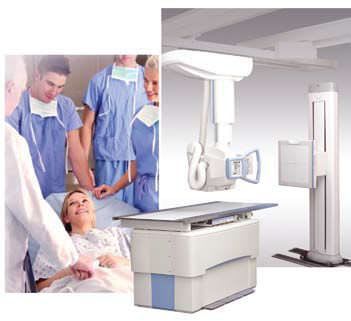 Radiography system (X-ray radiology) / digital / for multipurpose radiography / with ceiling-suspended telescopic tube-stand DDR MAK 3000 Medicatech USA