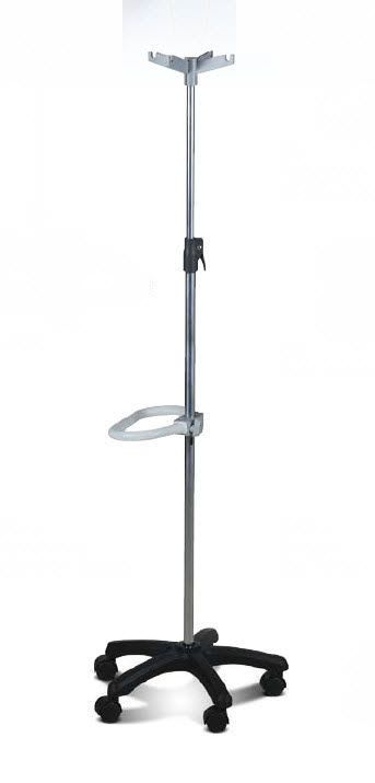 4-hook IV pole / telescopic / on casters Machan International Co., Ltd.